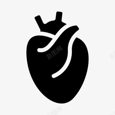 心脏身体心脏病学图标