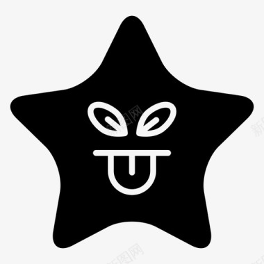 星星表情符号疯狂图标