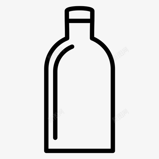 瓶装饮料果汁svg_新图网 https://ixintu.com 瓶装 饮料 果汁 购物 常规 系列