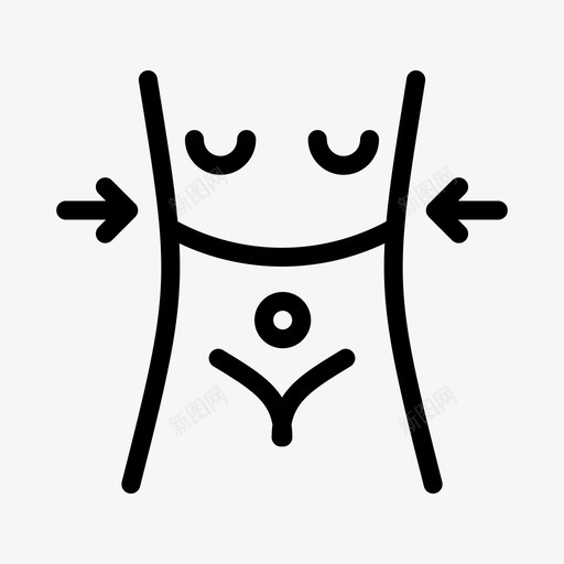 健身饮食锻炼svg_新图网 https://ixintu.com 健身 饮食 锻炼 腰围 健康 生活方式 字形