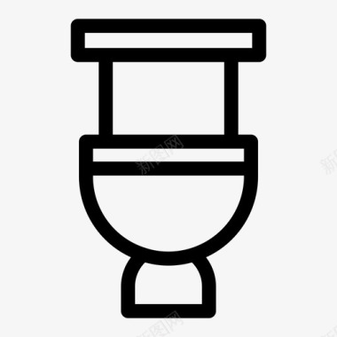 厕所浴室壁橱图标