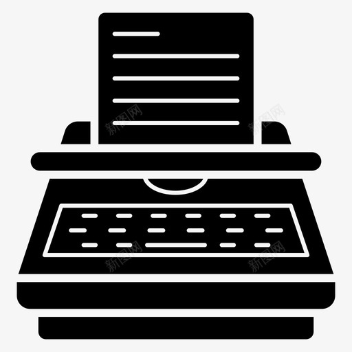 打字机内容书写机办公材料svg_新图网 https://ixintu.com 打字机 内容 书写机 办公 材料 速记 打字 工具 办公设备 字形 矢量