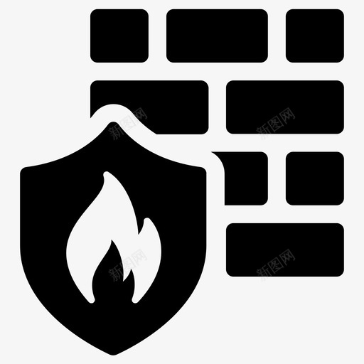 防火墙防病毒互联网svg_新图网 https://ixintu.com 防火墙 防病毒 互联网 安全 安保 系统