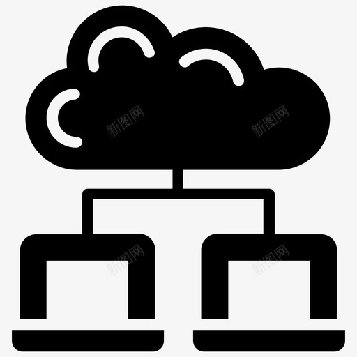云数据共享云计算云设备svg_新图网 https://ixintu.com 共享 数据 云计算 设备 数据传输 立体 矢量 矢量图 图标