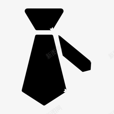 领带配饰商务图标