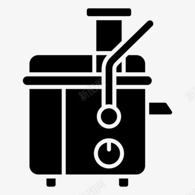 榨汁机搅拌机家用电器图标