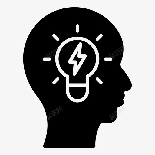 灵感大脑的想法创造性的大脑svg_新图网 https://ixintu.com 大脑 想法 创造 创造性 性的 思维 灵感 创新 新思维 一套 过程