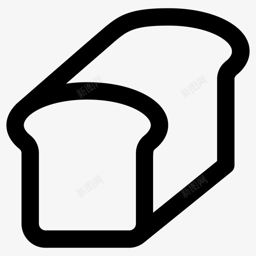 面包法式面包烤面包svg_新图网 https://ixintu.com 面包 烤面包 法式