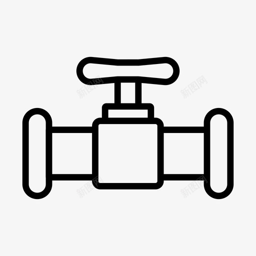 管道建筑水龙头svg_新图网 https://ixintu.com 建筑 管道 水龙头 阀门 房地产 符号