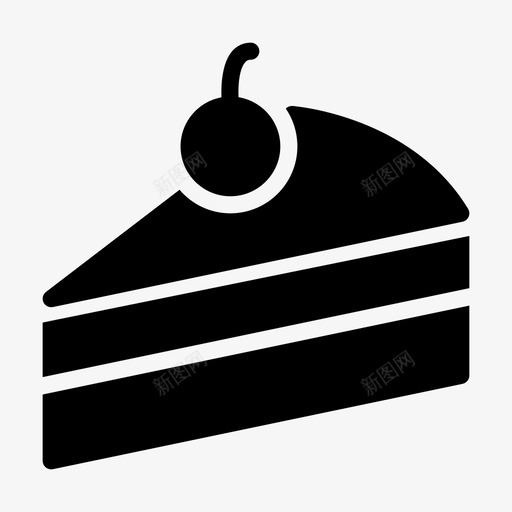 糕点片蛋糕美味svg_新图网 https://ixintu.com 糕点 蛋糕 美味 食物 杯子 字形