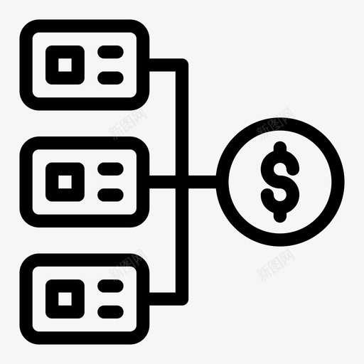 美元连接货币网络svg_新图网 https://ixintu.com 美元 连接 货币 网络 共享 商业 分析