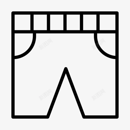 内衣布料游戏svg_新图网 https://ixintu.com 运动 内衣 布料 游戏 短裤 字形