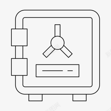 保险库金融保险箱图标