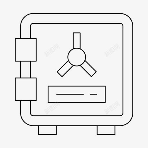 保险库金融保险箱svg_新图网 https://ixintu.com 保险箱 保险 金融 金融保险 保安 仓库