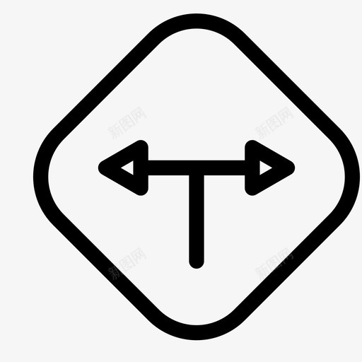 交叉口道路标志规则svg_新图网 https://ixintu.com 交叉口 道路 标志 规则 标牌 警示 第卷