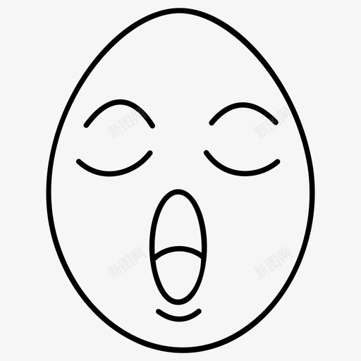 困蛋装饰蛋复活节彩蛋svg_新图网 https://ixintu.com 困蛋 复活节 彩蛋 装饰 可食用 蛋壳 向量 图标