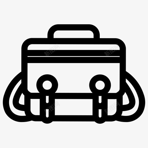 手提箱公文包手提行李svg_新图网 https://ixintu.com 手提箱 公文包 手提 行李 贴纸 时尚 设计