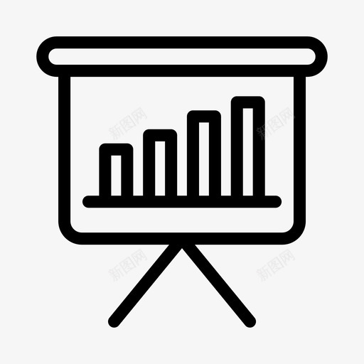 展示板图表图表统计svg_新图网 https://ixintu.com 图表 展示 统计 银行 金融 字形