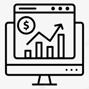财务分析业务分析业务数据图标