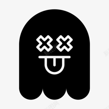 幽灵盲人表情符号图标