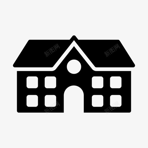 公寓建筑家svg_新图网 https://ixintu.com 公寓 建筑 建筑家 房子 房地产 字形