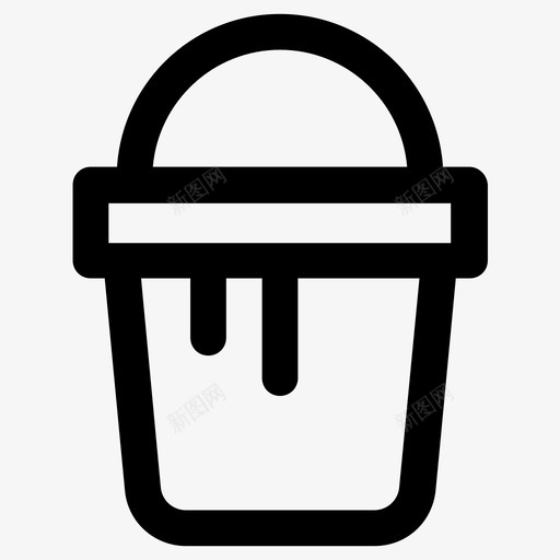 桶容器油漆桶svg_新图网 https://ixintu.com 容器 桶油 漆桶 工具