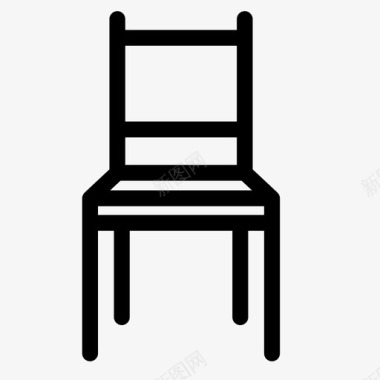 椅子导演家具图标