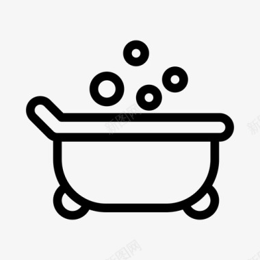 浴缸婴儿儿童图标