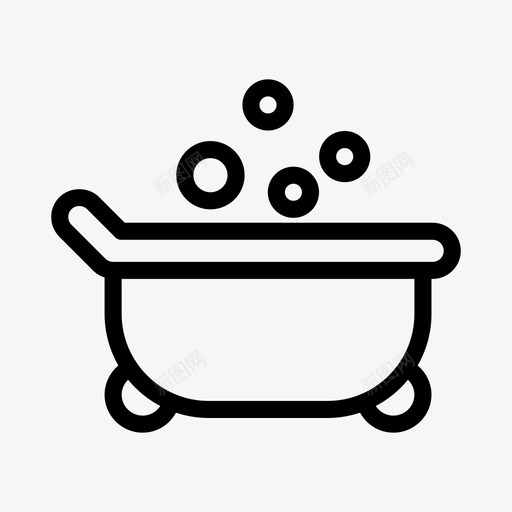 浴缸婴儿儿童svg_新图网 https://ixintu.com 浴缸 婴儿 儿童 淋浴 玩具 字形