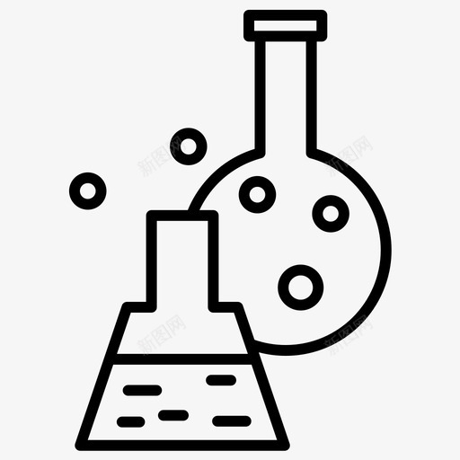 化学实验室黑体化学烧杯svg_新图网 https://ixintu.com 化学 化学实验 实验室 黑体 烧杯