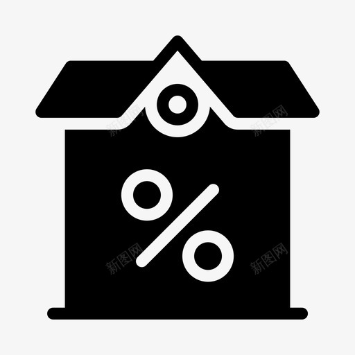 折扣屋建筑住宅svg_新图网 https://ixintu.com 折扣 保险 建筑 住宅 家庭