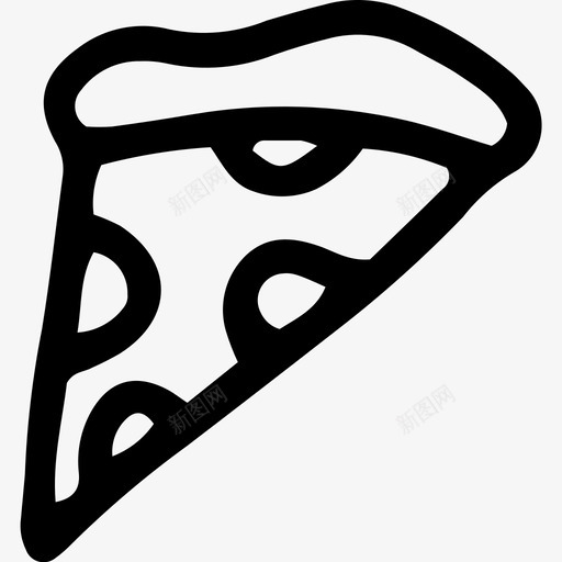 披萨食物素描svg_新图网 https://ixintu.com 披萨 食物 素描