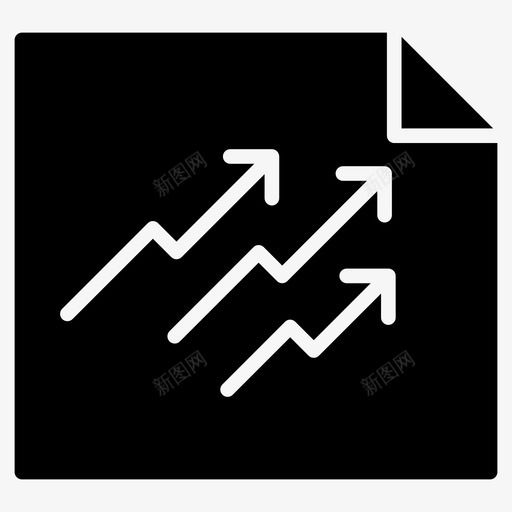 报表页报表表文档svg_新图网 https://ixintu.com 报表 文档 文件 增长 图表 图形 线图 图示