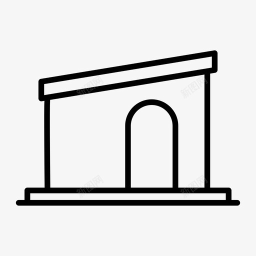 建筑门庄园svg_新图网 https://ixintu.com 建筑 庄园家 房子