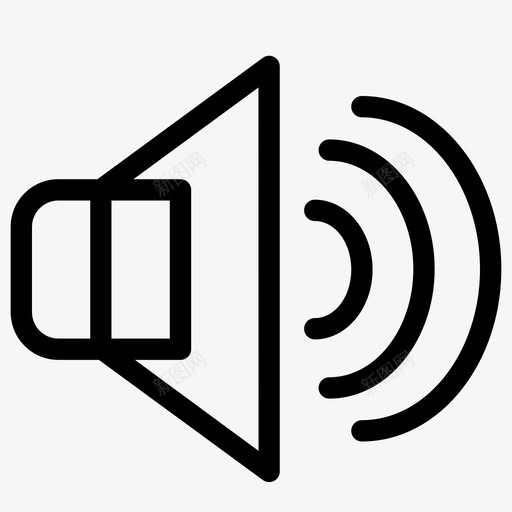 扬声器铃声图像svg_新图网 https://ixintu.com 扬声器 铃声 图像 音乐