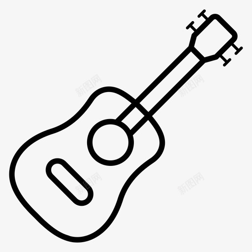 吉他古典吉他电放大器svg_新图网 https://ixintu.com 吉他 乐器 古典 放大器 音乐 向量 图标