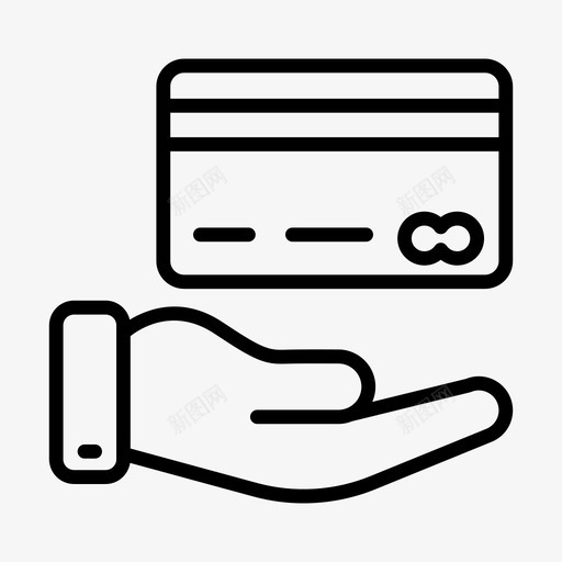 安全卡信用卡支付svg_新图网 https://ixintu.com 安全 购物 信用卡 支付 电子商务 字形