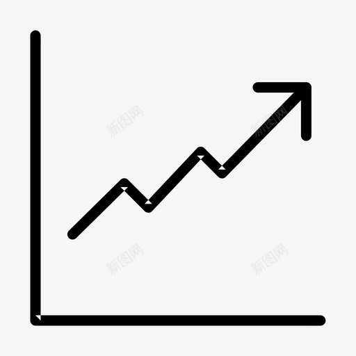 折线图分析图表svg_新图网 https://ixintu.com 折线 线图 分析 分析图 图表 增长 股票 基本 图标 所有 大小
