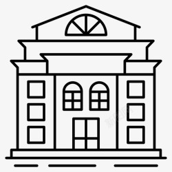 藏书楼藏书城市图书馆大楼书房藏书楼高清图片