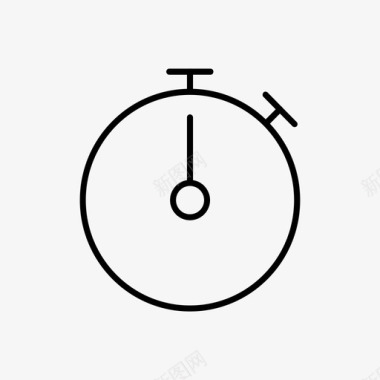 秒表轨道时间计时图标