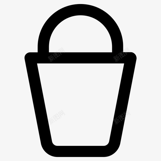 桶容器把手桶svg_新图网 https://ixintu.com 容器 把手 桶桶 油漆 漆桶