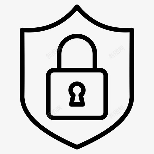 安全和保护加密防火墙svg_新图网 https://ixintu.com 安全 保护 法律 加密 防火墙 挂锁 盾牌 一套 矢量 矢量图 图标