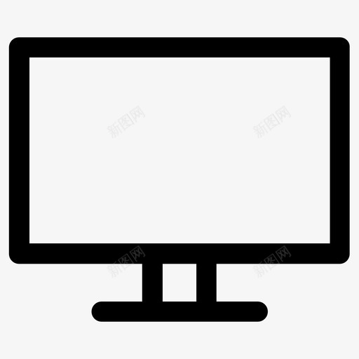 电视液晶电视显示器svg_新图网 https://ixintu.com 电视 液晶电视 显示器 屏幕