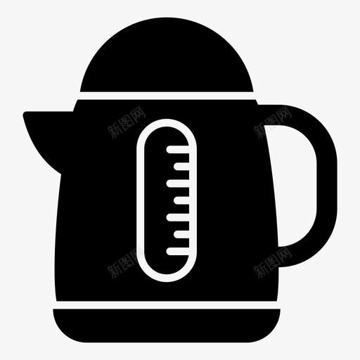 电水壶锅炉咖啡机svg_新图网 https://ixintu.com 电水壶 锅炉 咖啡机 家用电器 厨房电器 茶壶 电子电器 字形 矢量 矢量图 图标