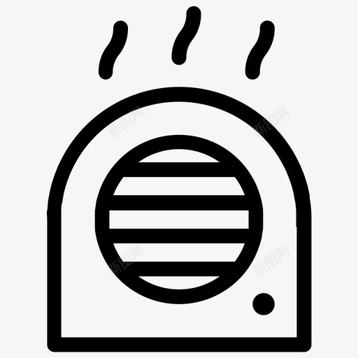 加热器暖气散热器svg_新图网 https://ixintu.com 暖气 加热器 散热器 炉排