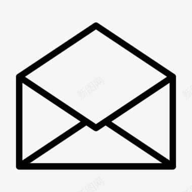电子邮件邮件材料常规行集合227图标