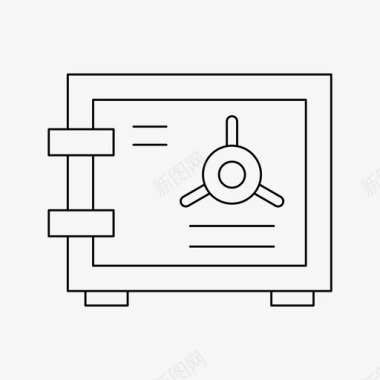 保险库金融保险箱图标