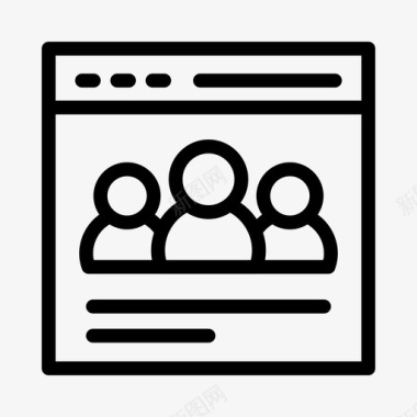 网页组工作组网页组小组浏览器图标