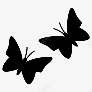 蝴蝶飞翔花园图标