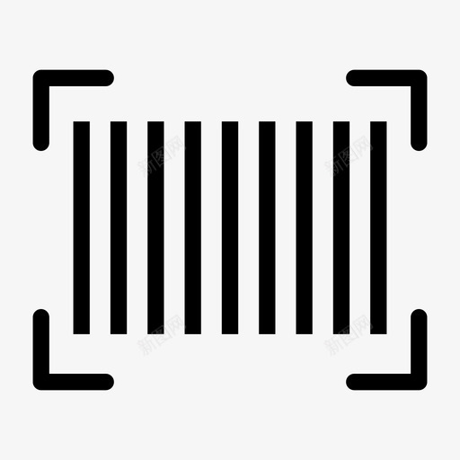 条形码标签产品svg_新图网 https://ixintu.com 条形码 标签 产品 扫描 购物 电子商务 字形